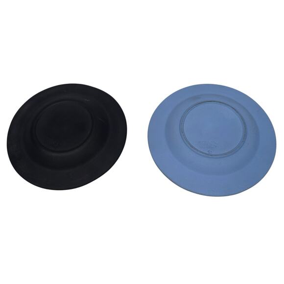 Vintage Wedgwood Jasperware Black Blue Ashtray Trinket Dish Aurora Saint Lot 2 - Picture 2 of 7